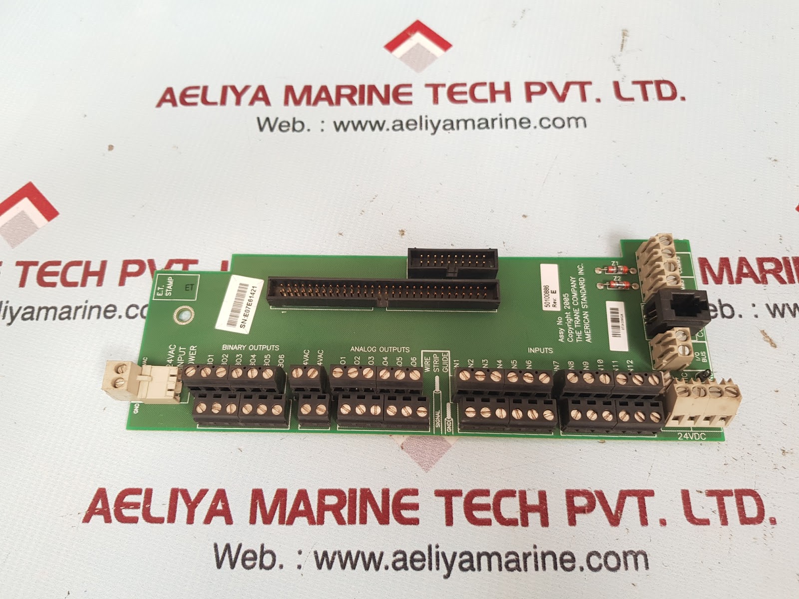 TRANE 50100886 PCB CARD