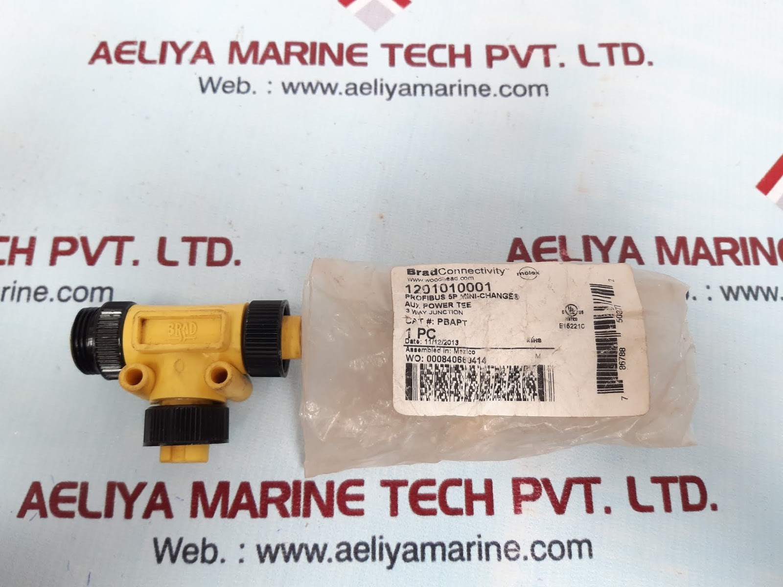 MOLEX /BRAD CONNECTIVITY PROFIBUS MINI-CHANGE AUXILIARY POWER TAP TEE