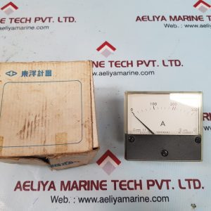 TOYO KEIKI DCF-8 METER 0 TO 300 A