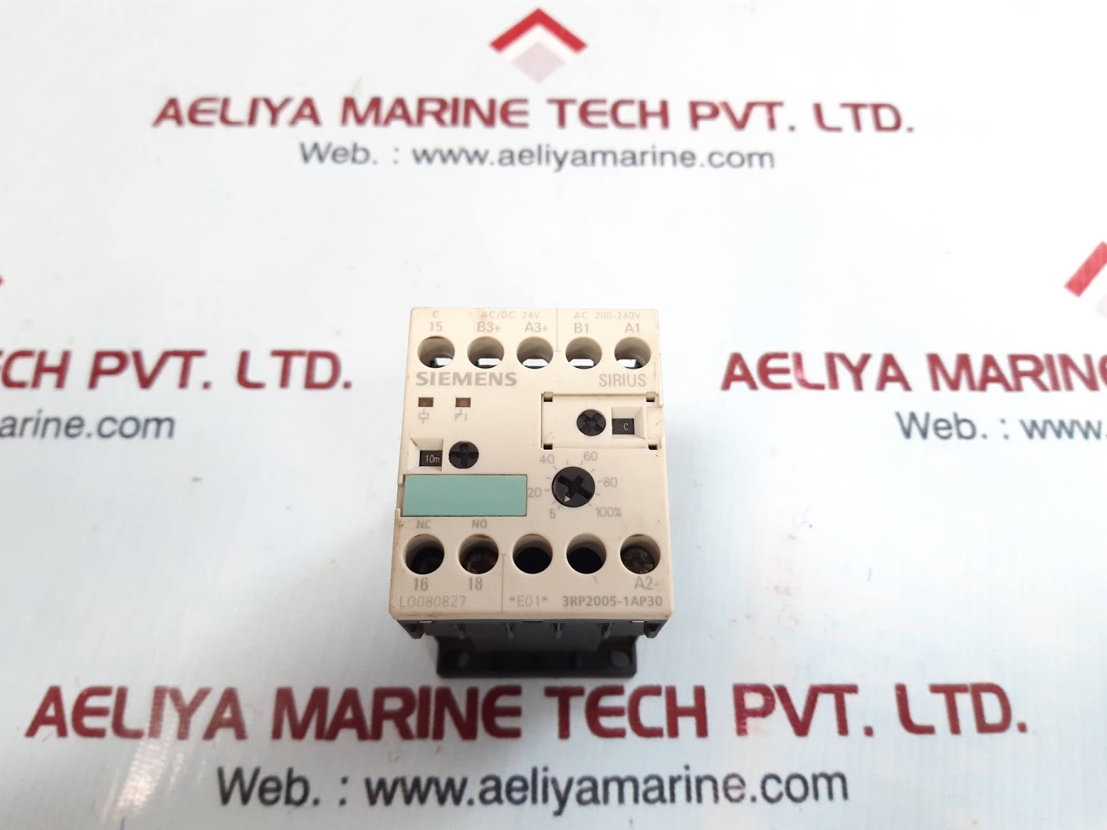 SIEMENS SIRIUS L0080827 SOLID-STATE TIME-DELAY RELAY 3RP2005-1AP30