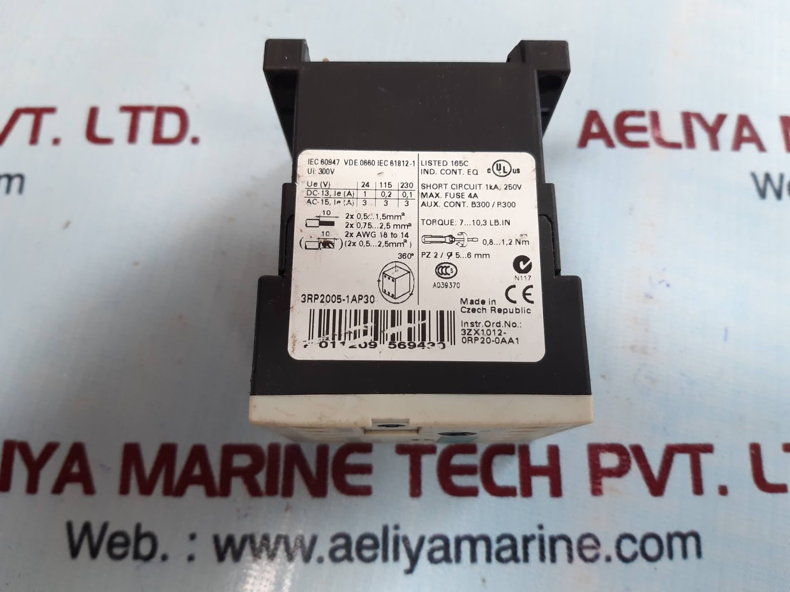 SIEMENS SIRIUS L0080827 SOLID-STATE TIME-DELAY RELAY 3RP2005-1AP30 - Image 3