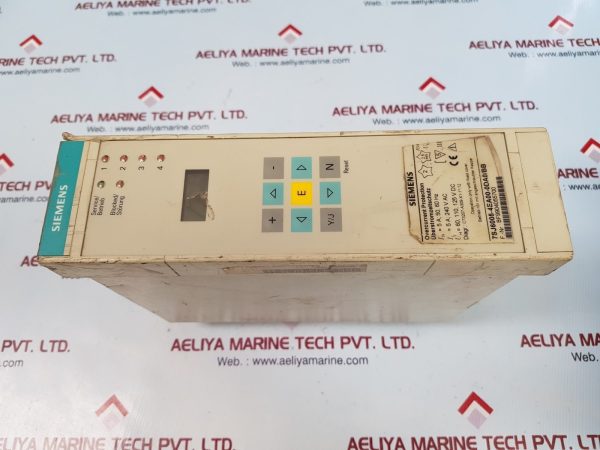 SIEMENS 7SJ6005-4EA00-0DA0/BB OVERCURRENT PROTECTION UNIT