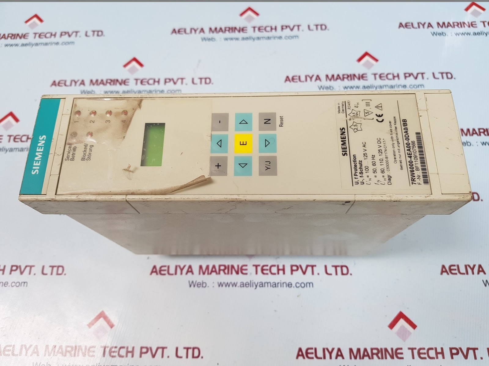 SIEMENS 7RW6000-4EA00-0DA0/BB OVERCURRENT PROTECTION UNIT