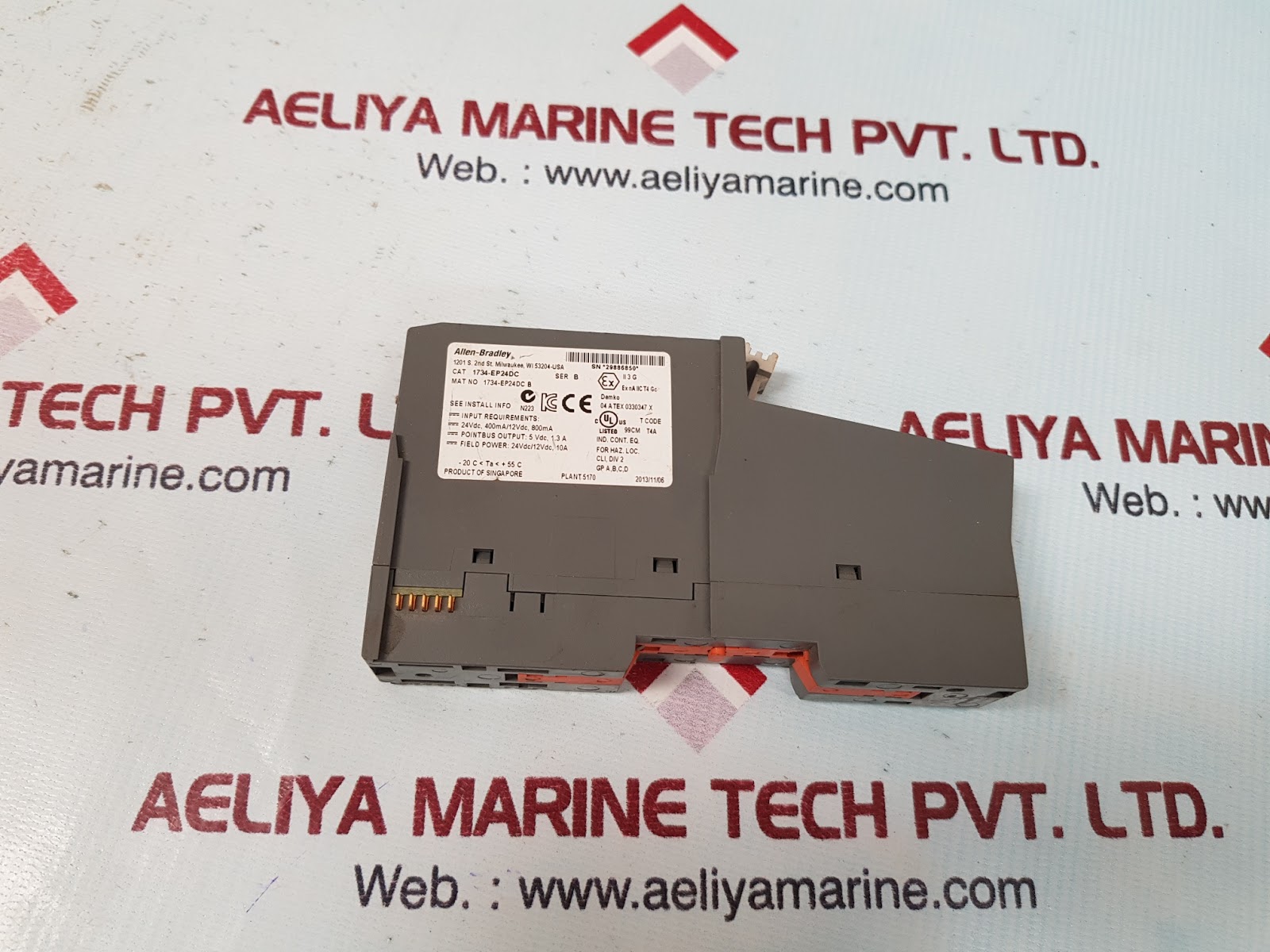 ALLEN-BRADLEY 1734-EP24DC POINT I/O POWER SUPPLY 1734-RTB - Image 2