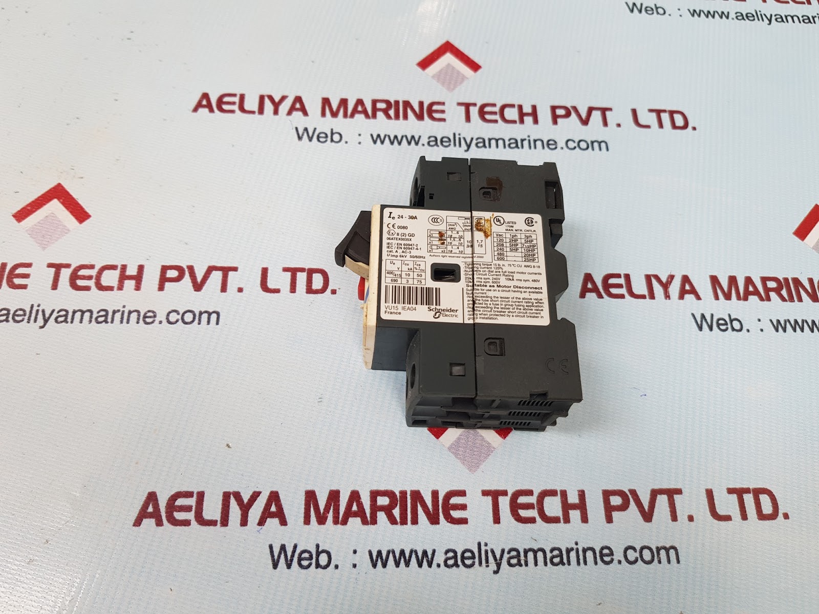 SCHNEIDER ELECTRIC / TELEMECANIQUE GV2ME32/24-32A THERMAL MAGNETIC CIRCUIT BREAKER - Image 2