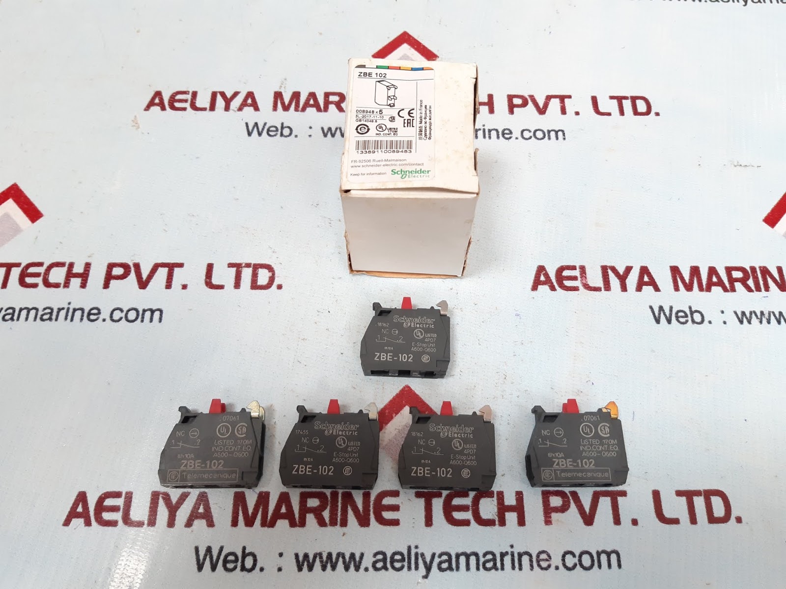 TELEMECANIQUE / SCHNEIDER ZBE-102 CONTACT BLOCK