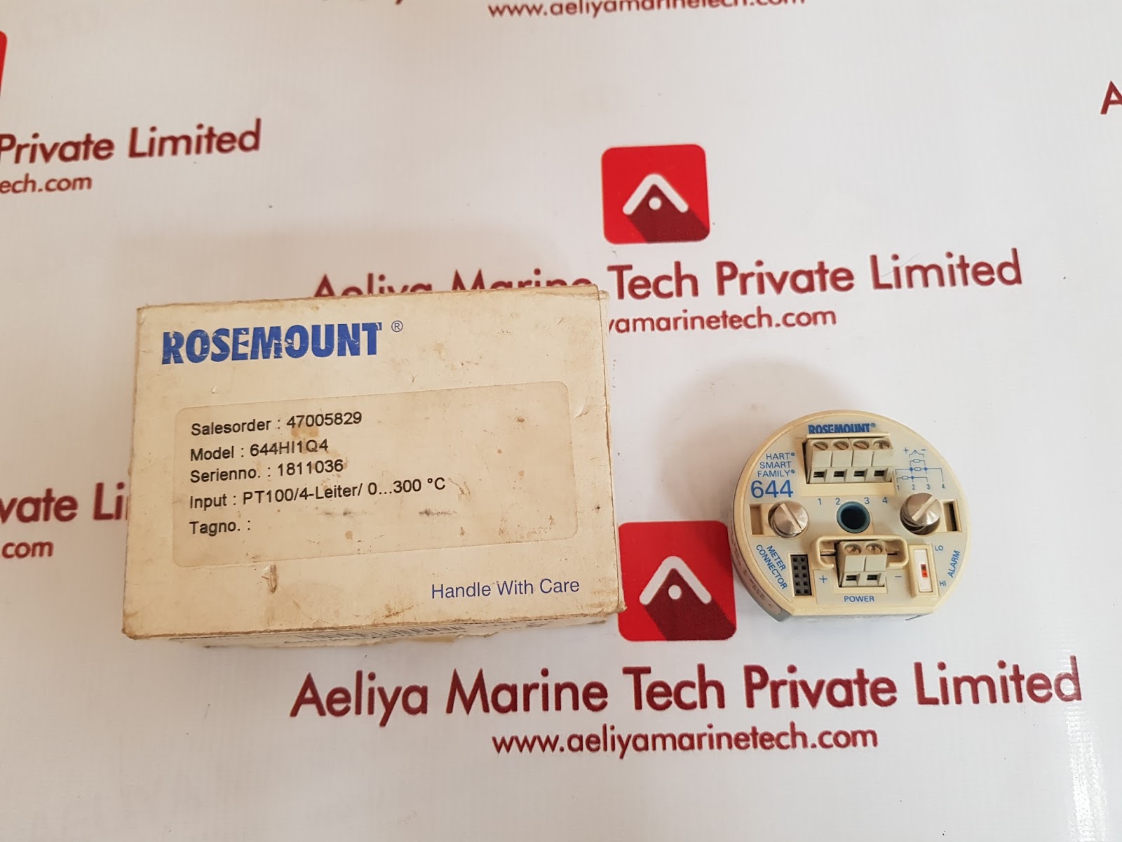 ROSEMOUNT 644HI1Q4 TEMPERATURE TRANSMITTER