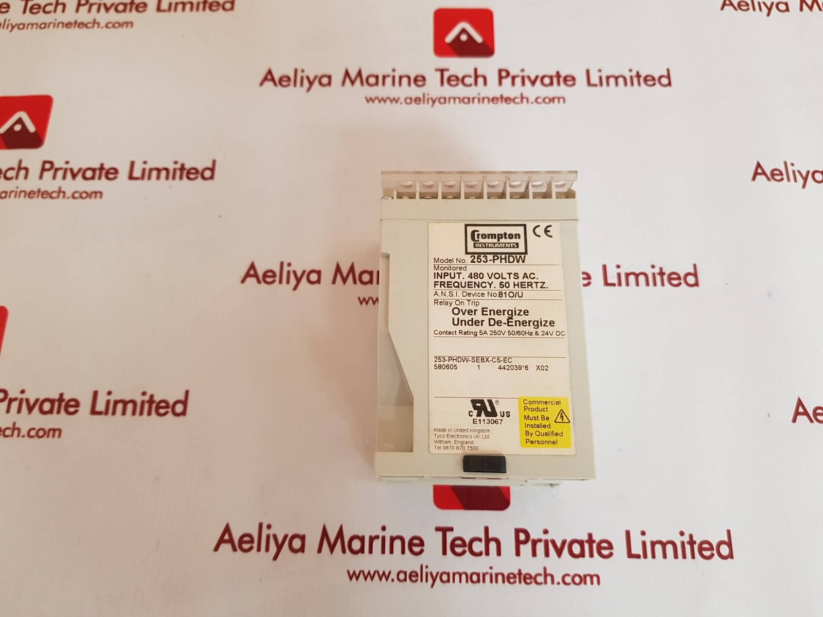 Crompton 253-phdw protector trip relay - Image 3