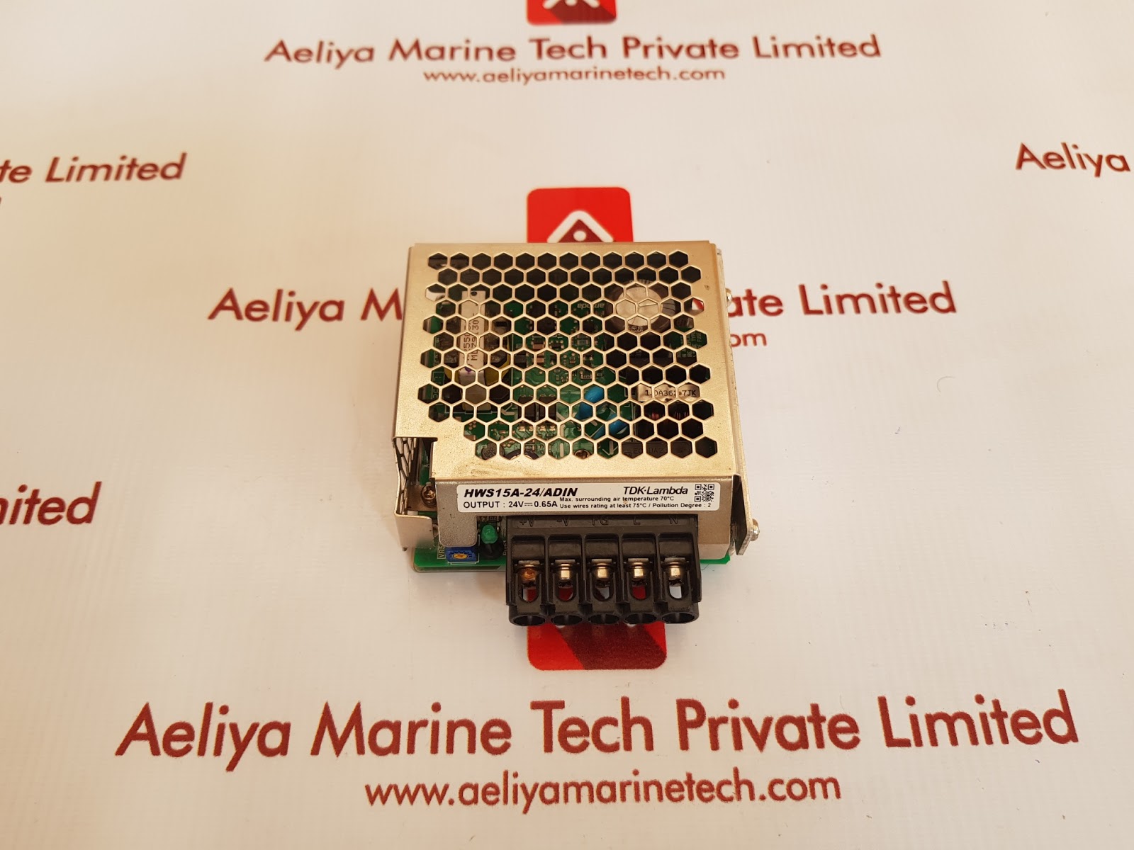 TDK LAMBDA HWS15A - 24/ADIN AC/DC POWER SUPPLY