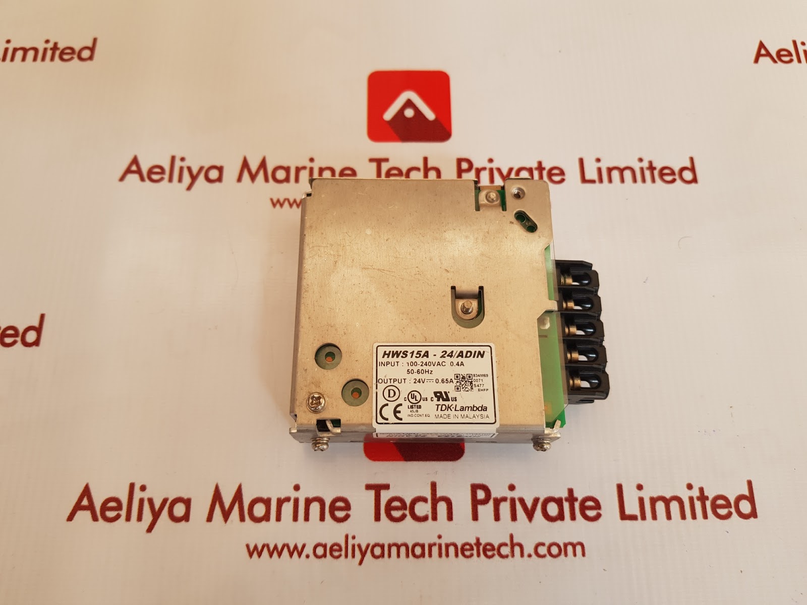 TDK LAMBDA HWS15A - 24/ADIN AC/DC POWER SUPPLY - Image 3