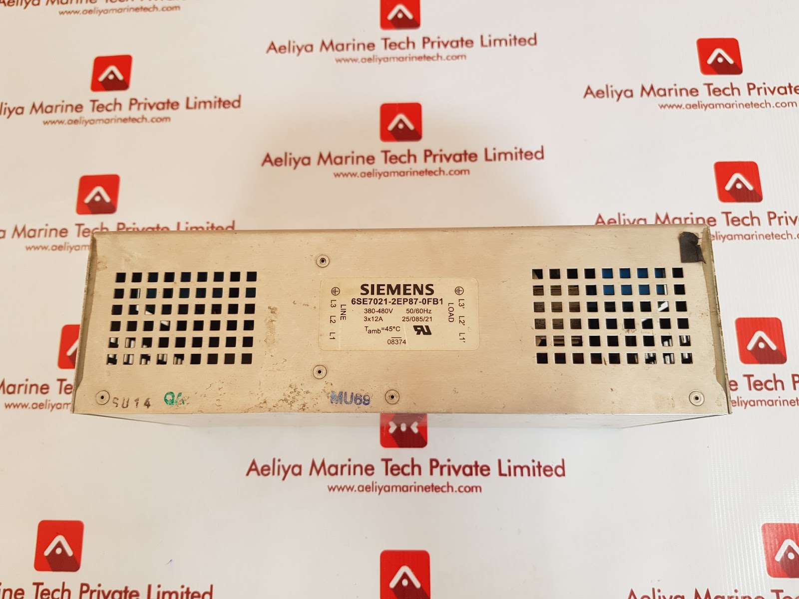 SIEMENS 6SE7021 - 2EP87 - 0FB1 RFI LINE FILTER