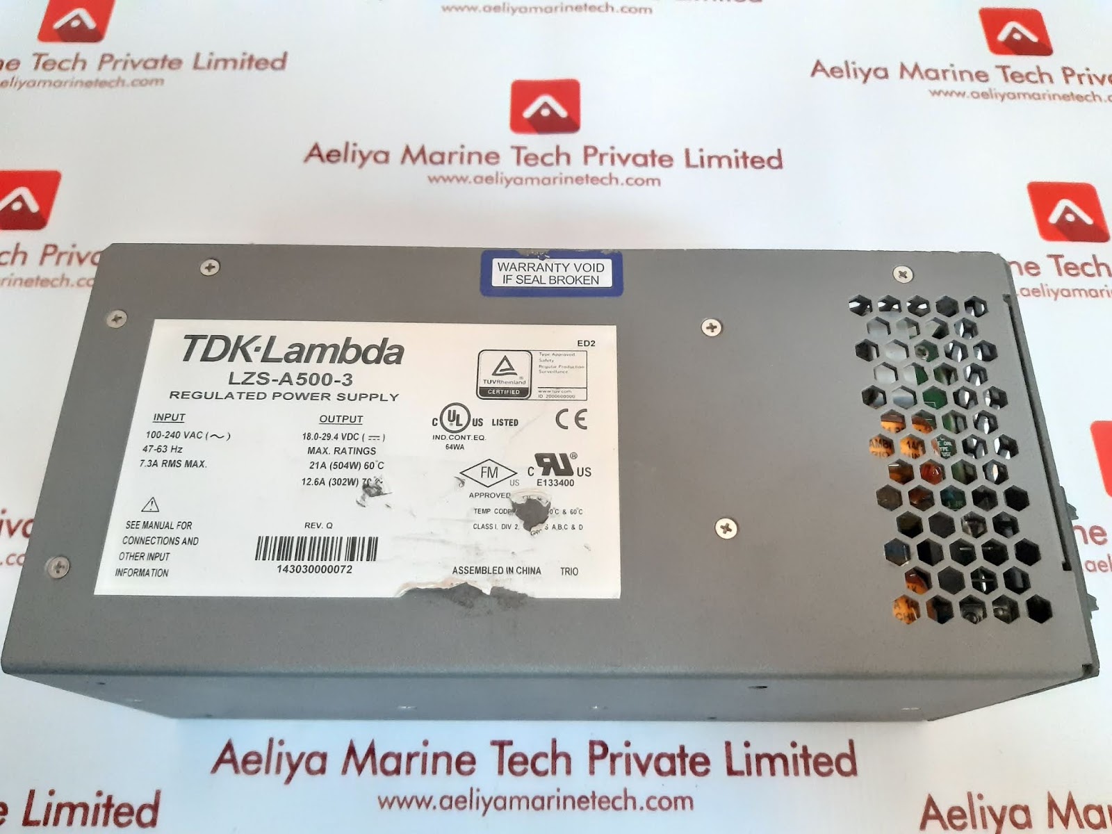 TDK-LAMBDA LZS-A500-3 REGULATED POWER SUPPLY