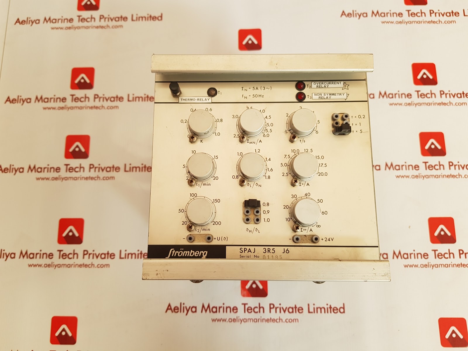 STROMBERG SPAJ 3R5 J6 THERMO-RELAY / OVERCURRENT RELAY / NON SYMMETRY RELAY