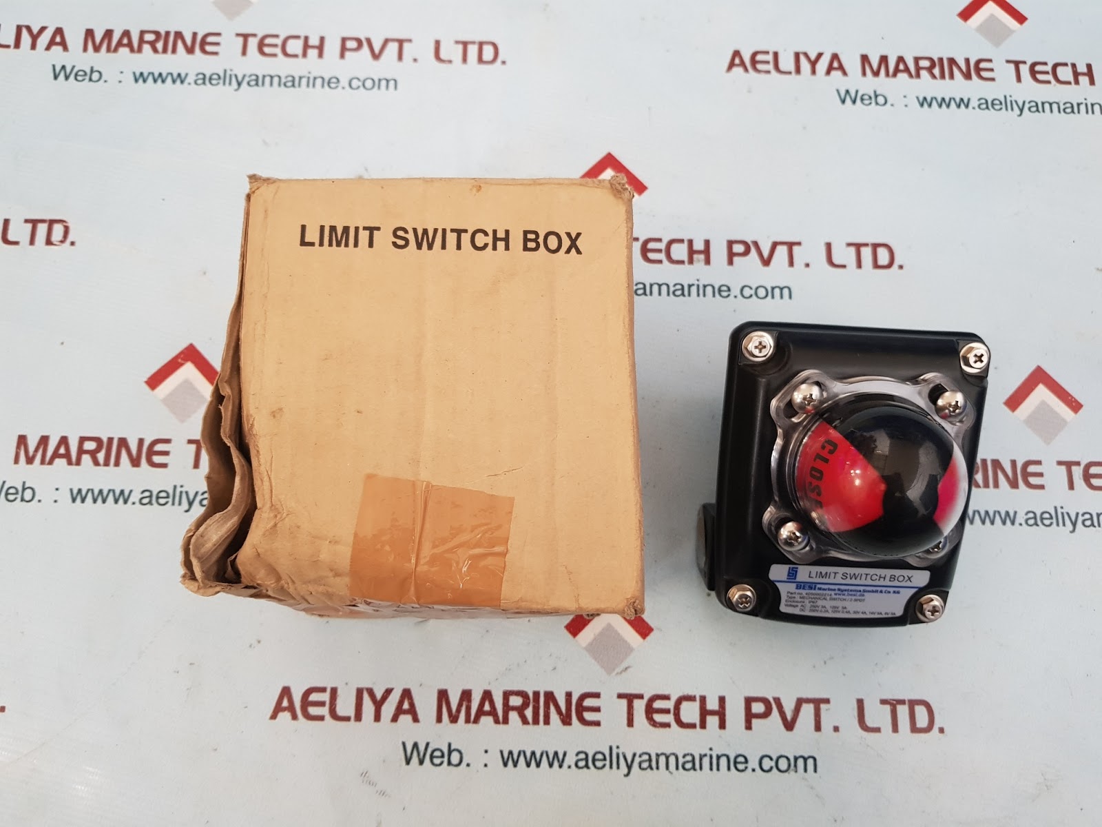 BESI MARINE MECHANICAL SWITCH / 2 SPDT LIMIT SWITCH BOX 4050002214