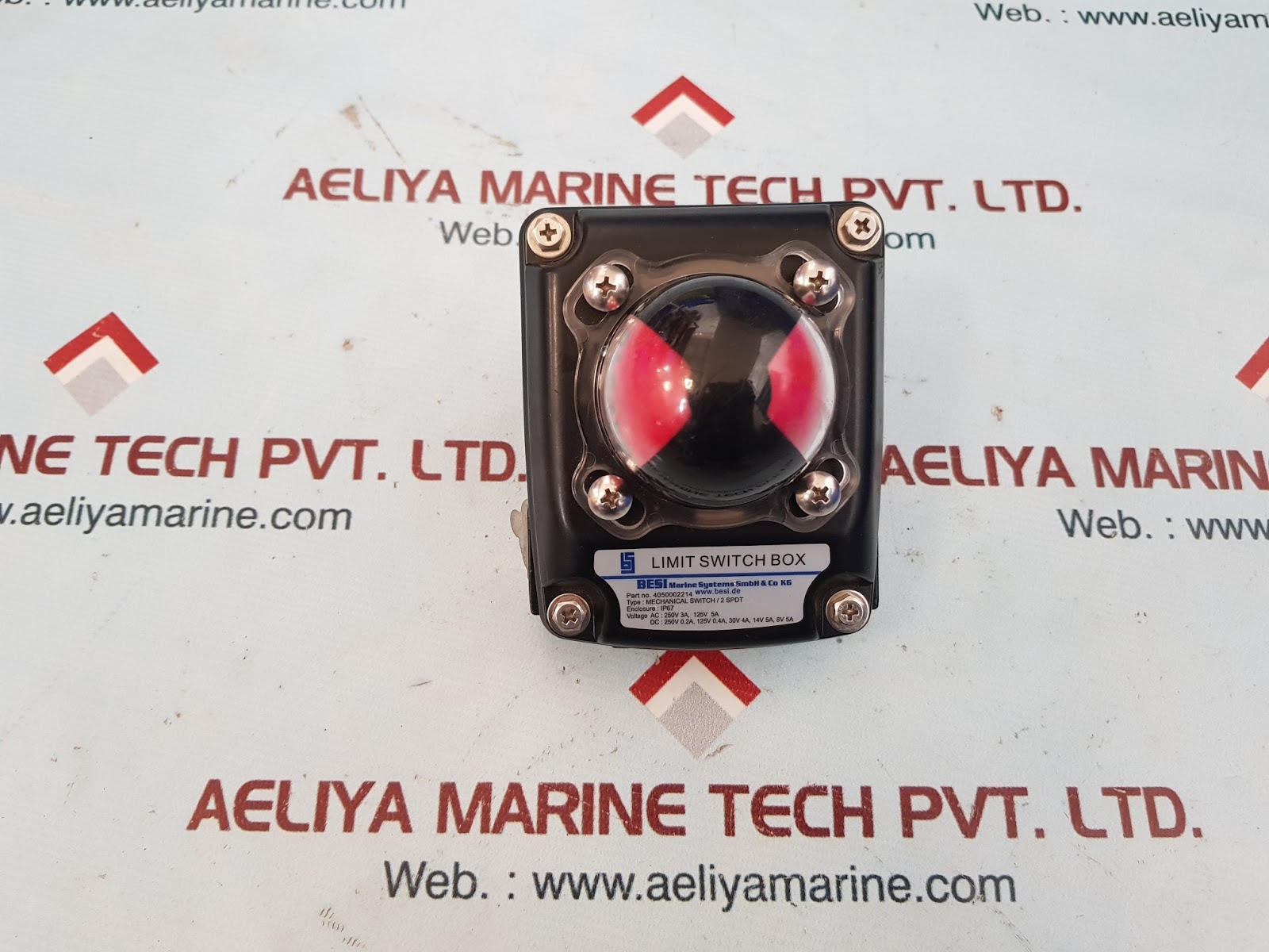 BESI MARINE MECHANICAL SWITCH / 2 SPDT LIMIT SWITCH BOX 4050002214 - Image 2