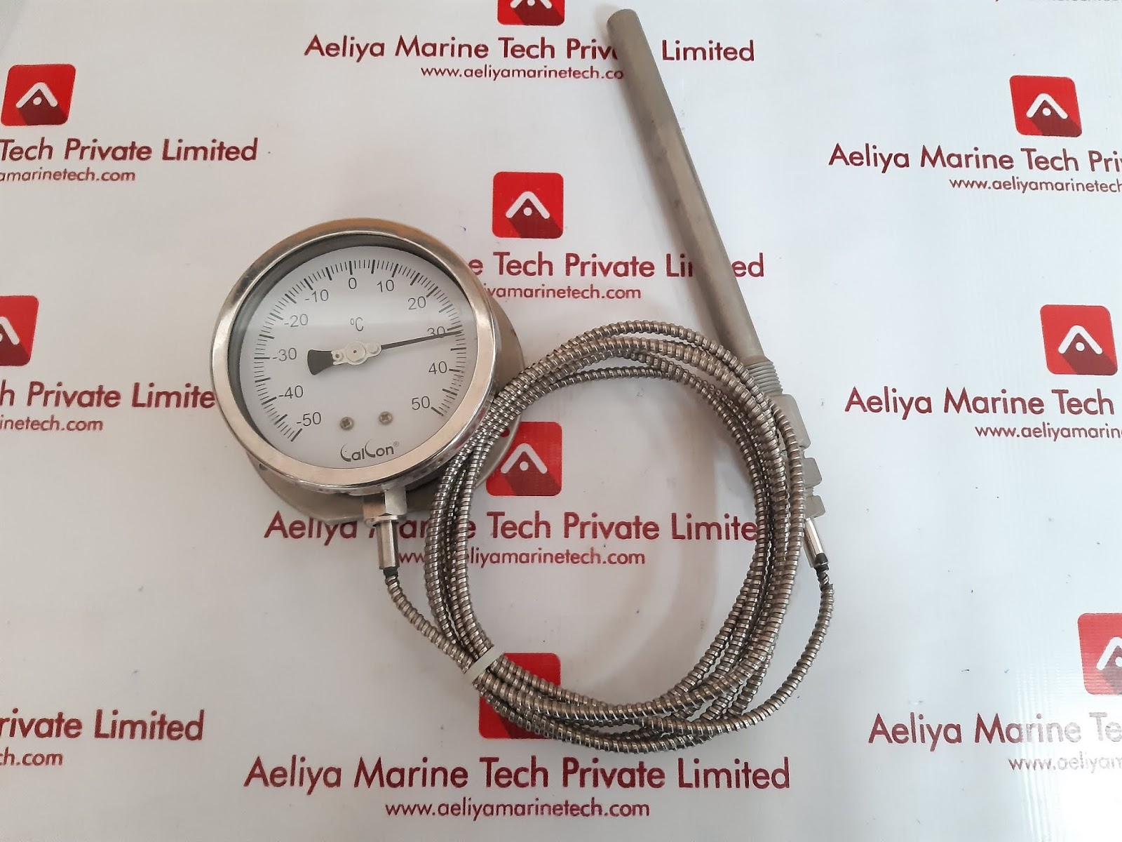 CALCON -50 TO 0 °C PRESSURE GAUGE WITH THERMOSTAT