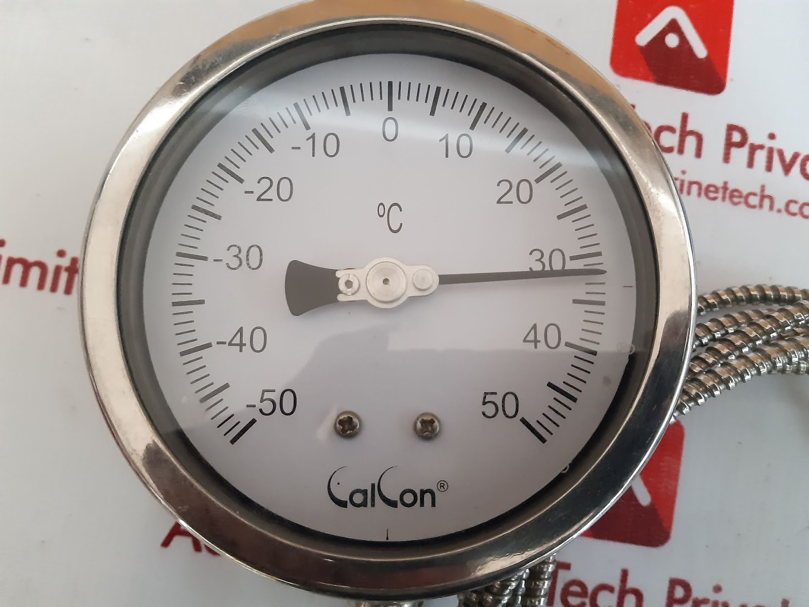 CALCON -50 TO 0 °C PRESSURE GAUGE WITH THERMOSTAT - Image 3