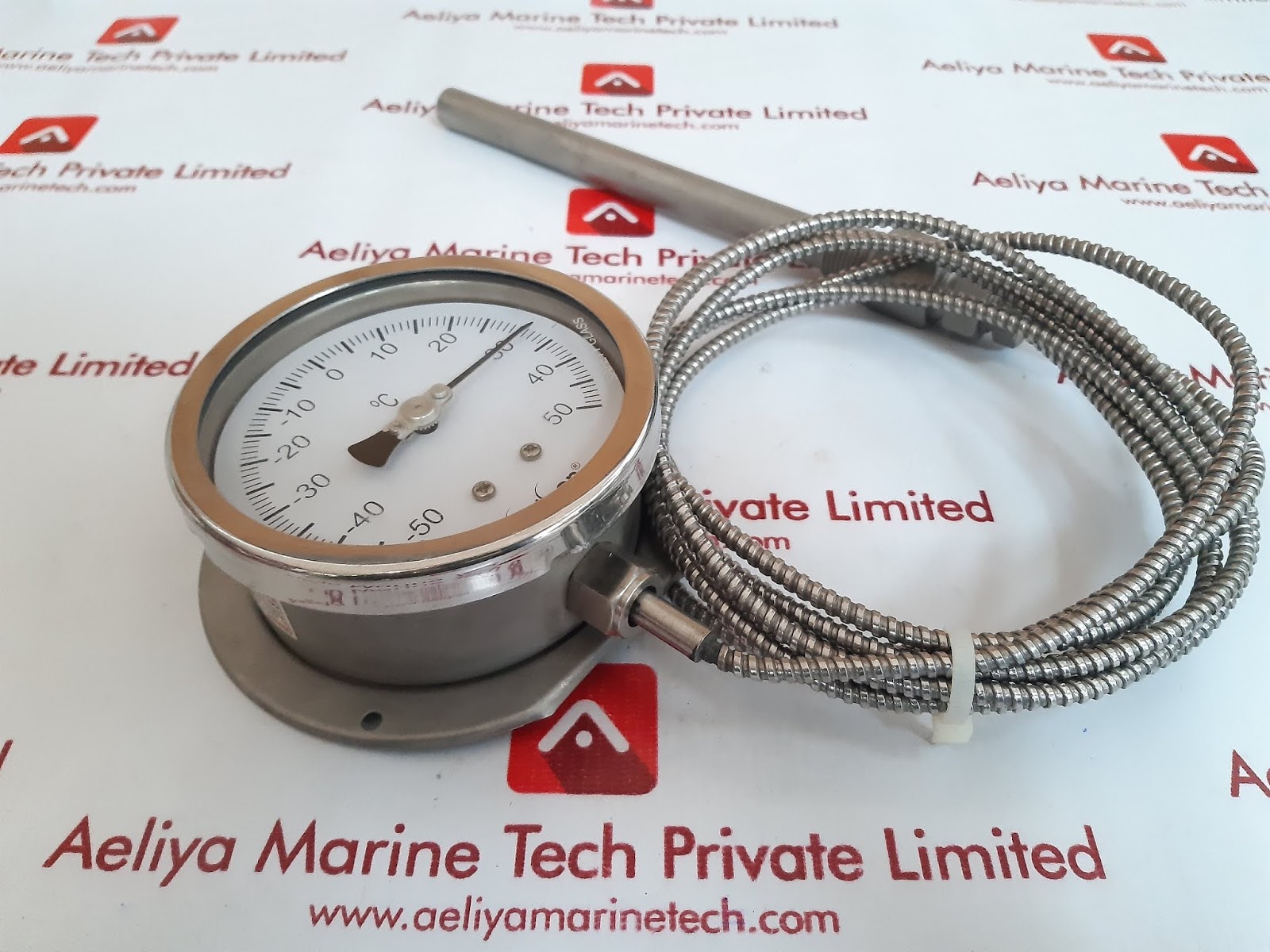 CALCON -50 TO 0 °C PRESSURE GAUGE WITH THERMOSTAT - Image 2