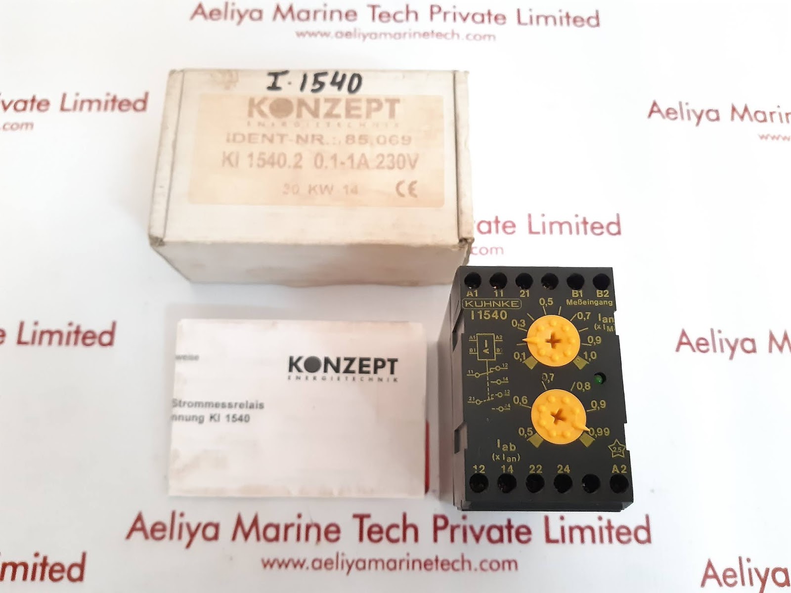 KUHNKE I-1540 CURRENT MONITORING RELAY