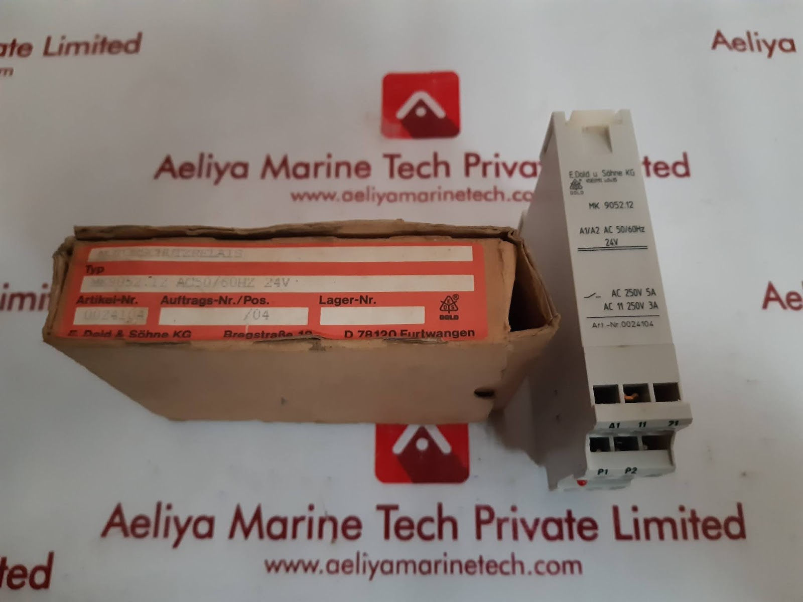 E. DOLD MK9052.12 THERMISTOR MOTOR PROTECTION RELAY