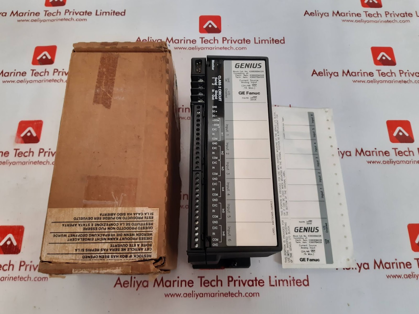 GE FANUC IC660TBA026K TERMINAL ASSEMBLY MODULE