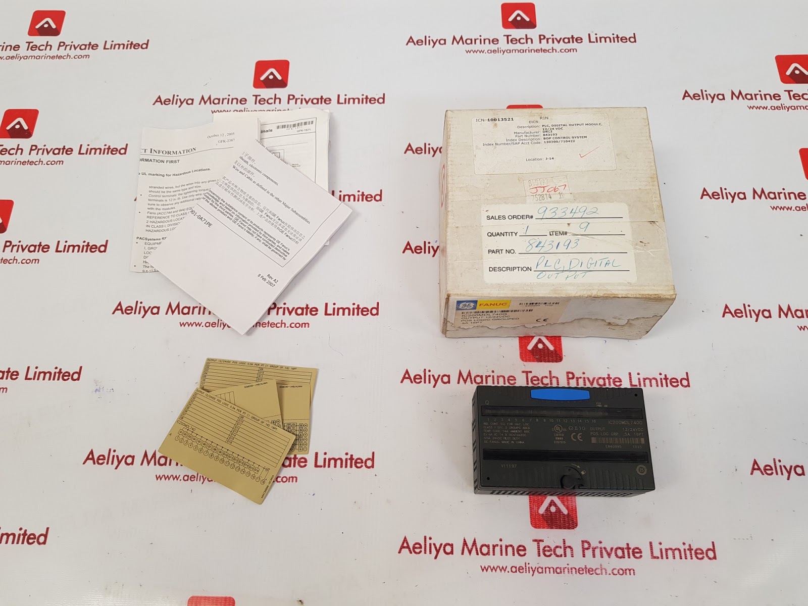 GE FANUC IC200MDL740G DIGITAL OUTPUT MODULE