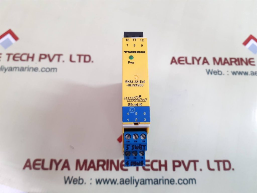 TURCK MK33-221EX0-HLI/24VDC MULTISAFE MULTI MODULE - Aeliya Marine
