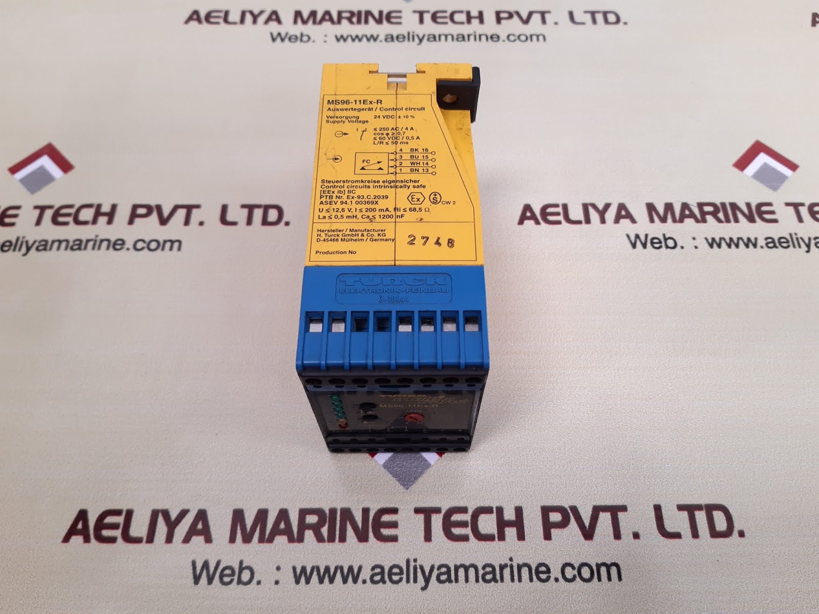 TURCK MS96-11EX-R MULTI SAFE CONTROL CIRCUIT RELAY 24 VDC - Image 2