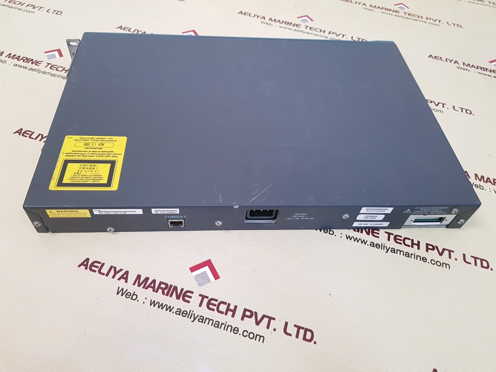 CISCO CATALYST 3560 SERIES POE-24 PORT SWITCH/WS-C3560-24PS-S