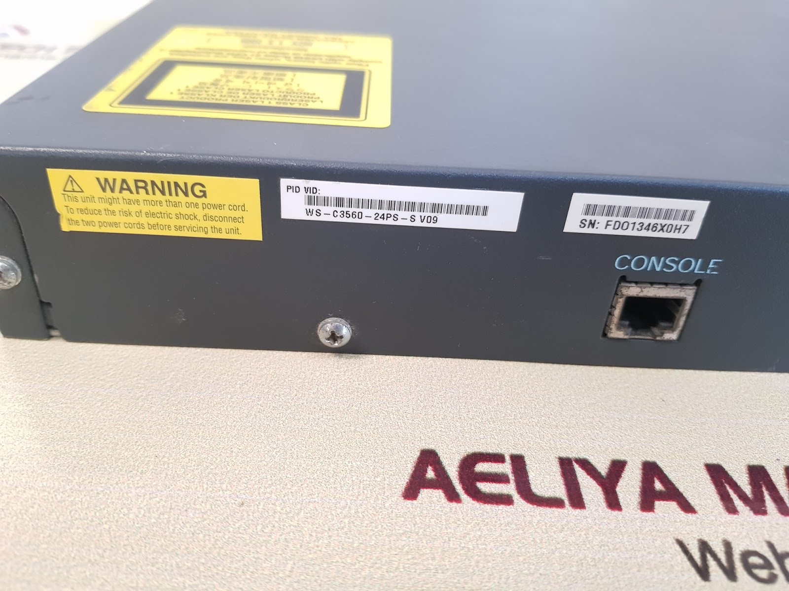 CISCO CATALYST 3560 SERIES POE-24 PORT SWITCH/WS-C3560-24PS-S - Image 3