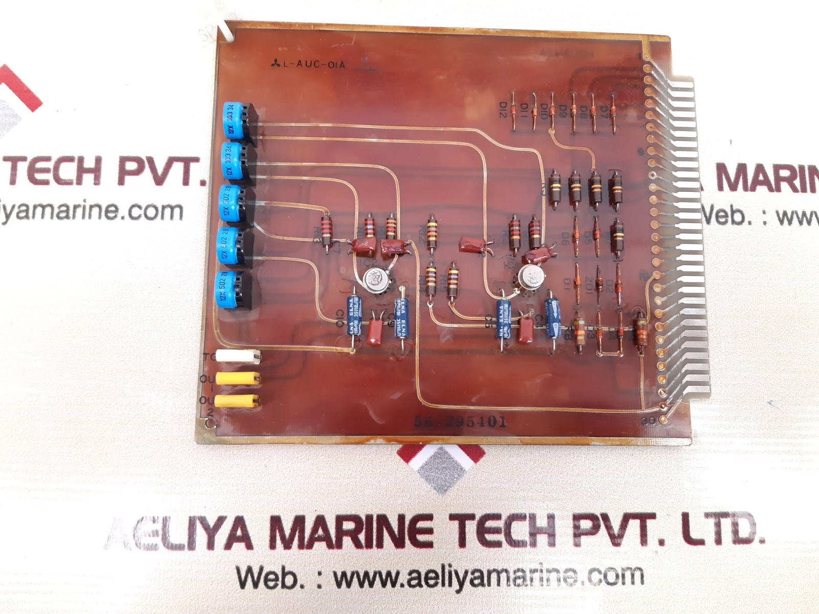 MITSUBISHI L-AUC-O1A 1 PCB CARD 56-295401