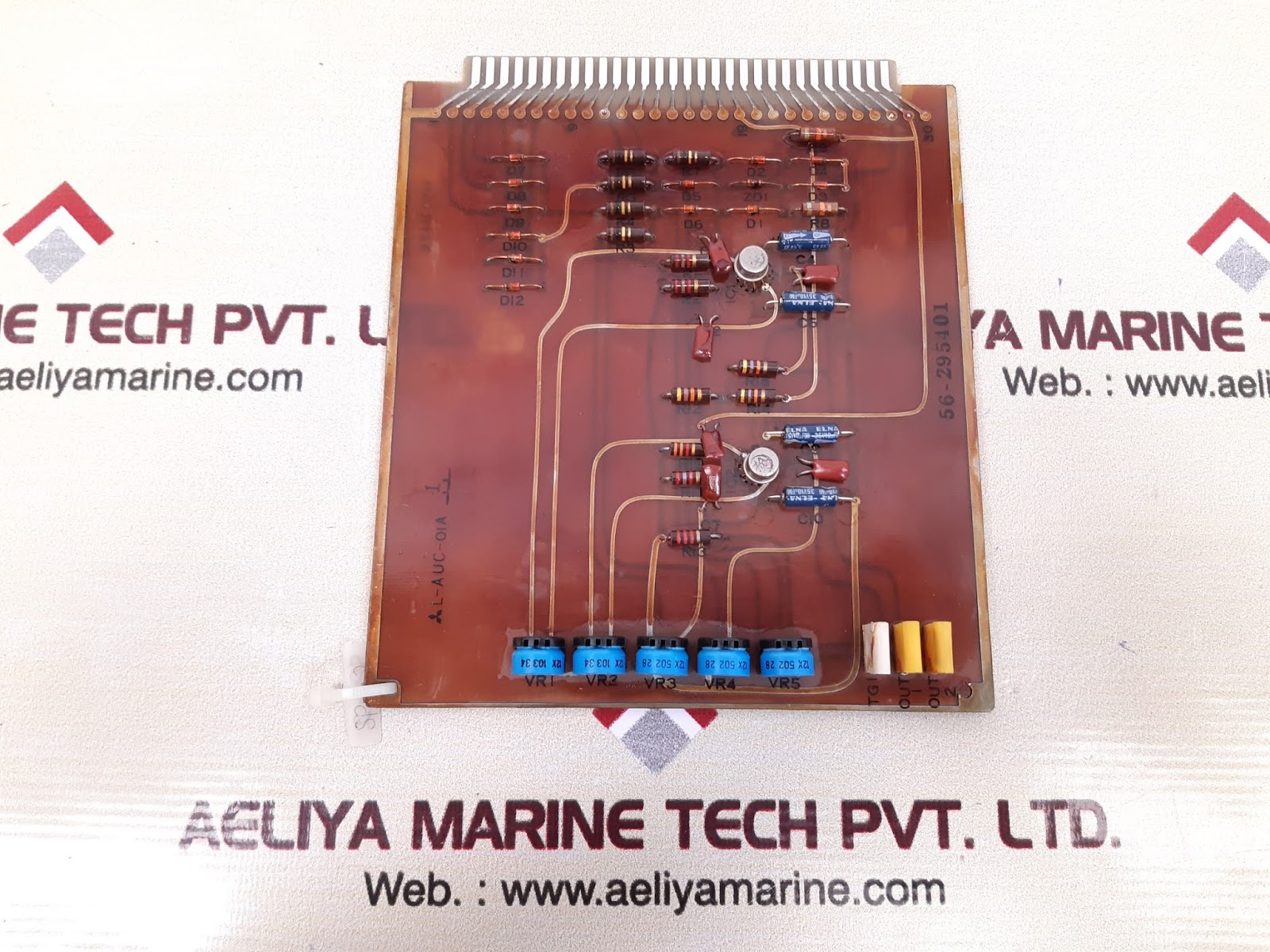 MITSUBISHI L-AUC-O1A 1 PCB CARD 56-295401 - Image 2