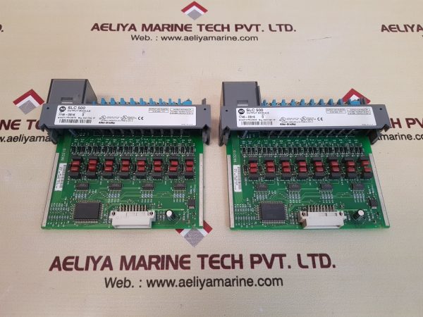 ALLEN-BRADLEY SLC 500 OUTPUT MODULE 1746-0B16 SER D