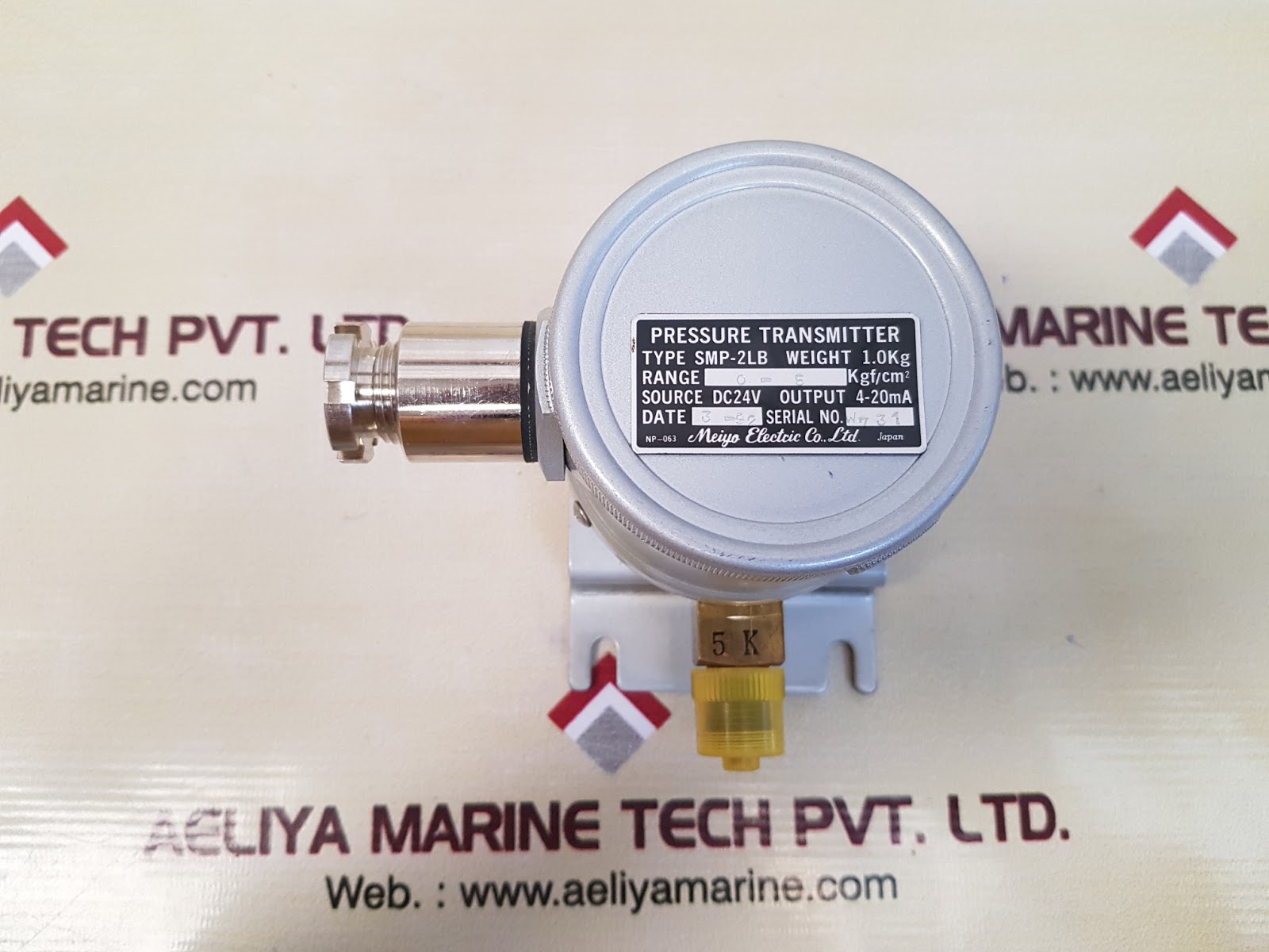 MEIYO SMP-2LB PRESSURE TRANSMITTER 0-5 KGF/CM² - Image 2