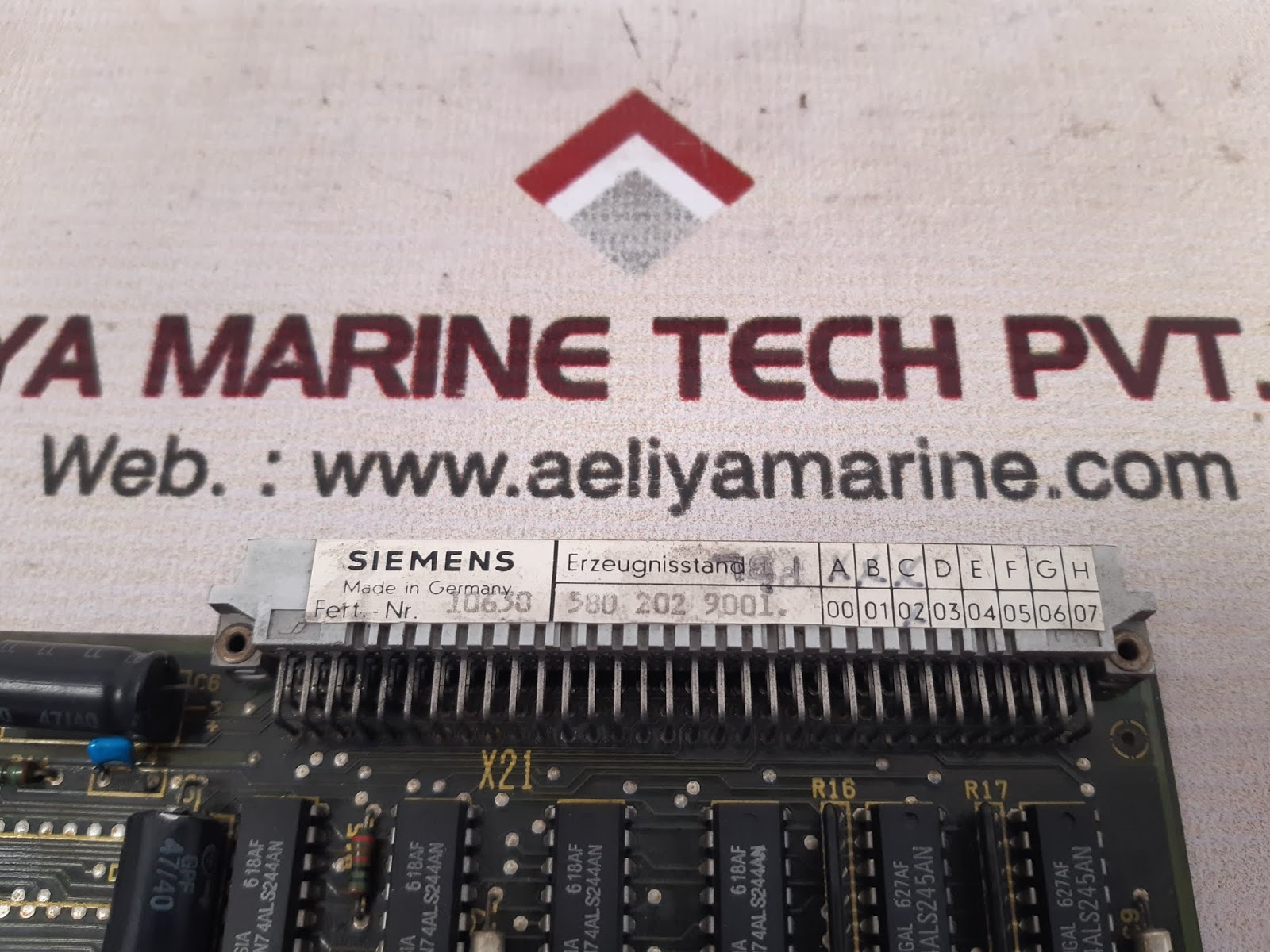 Siemens ge.580202.0001.00 pcb card - Image 4