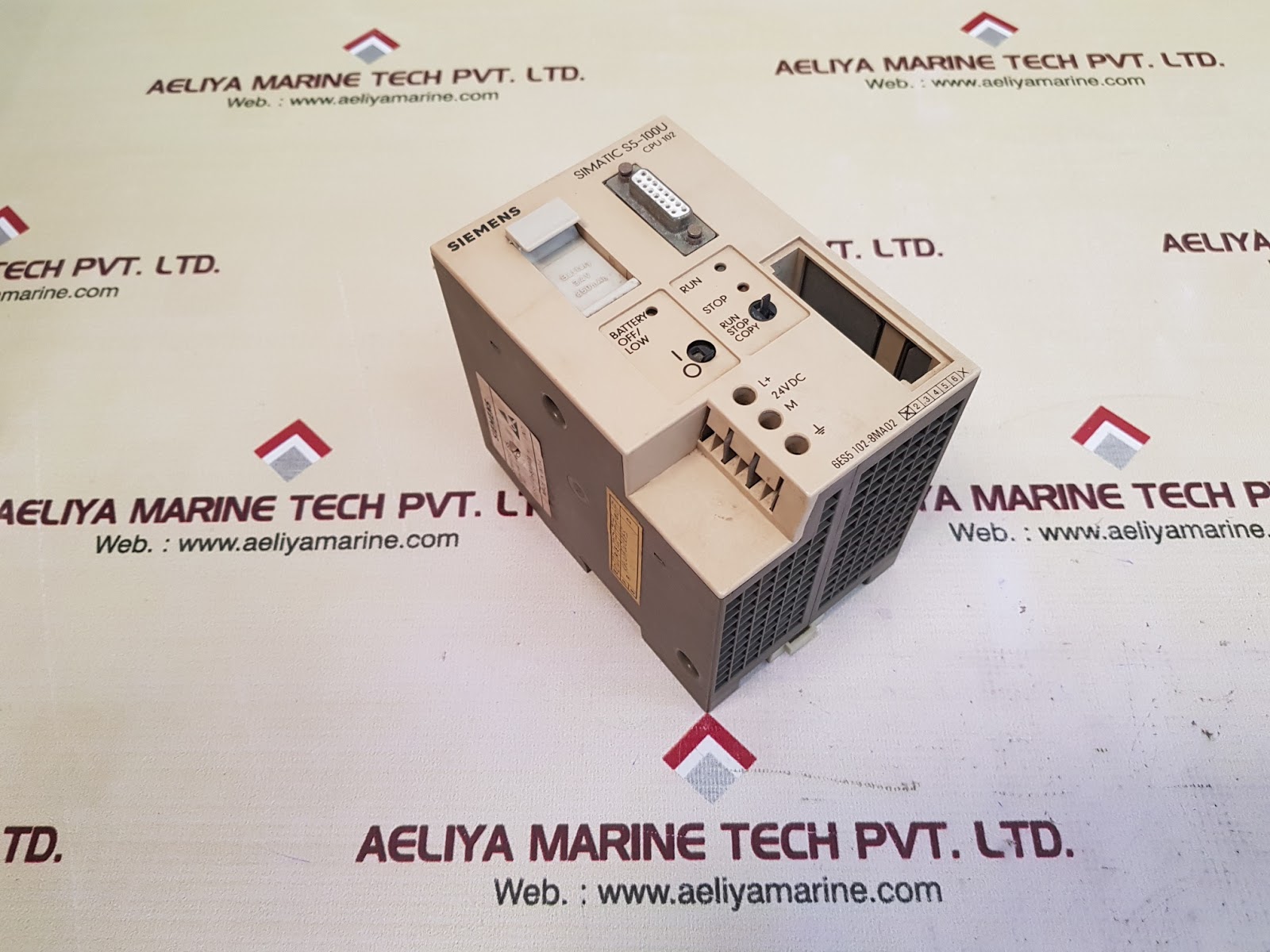 SIEMENS SIMATIC S5-100U CENTRAL PROCESSING UNIT 6ES5 102-8MA02 - Image 2