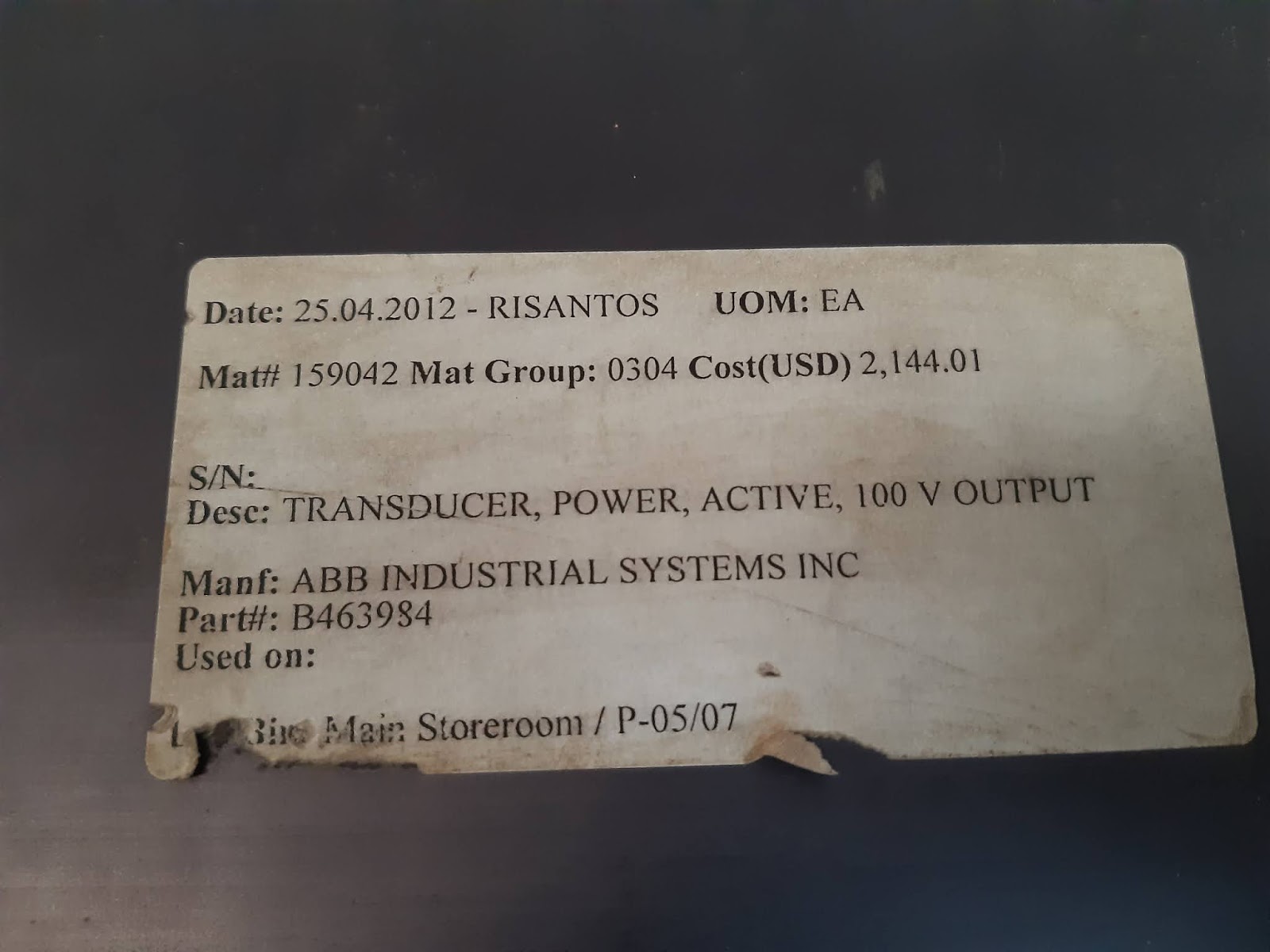Stromberg spup 2a5 n3 transducer - Image 7