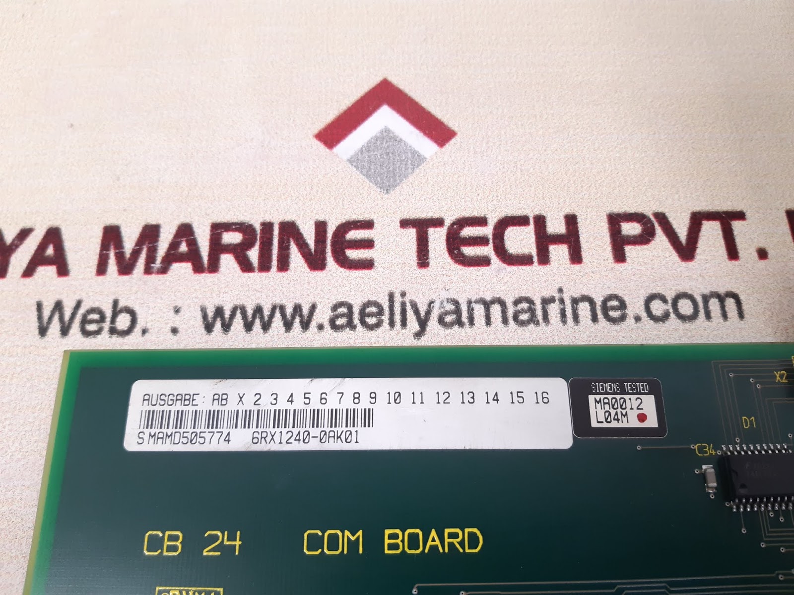 Siemens 6Rx1240-0Ak01 Cb 24 Communication Board - Image 5