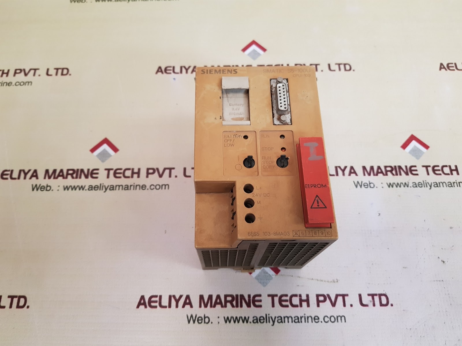 SIEMENS SIMATIC S5-100U CPU 103 PLC UNIT 6ES5 103-8MA03