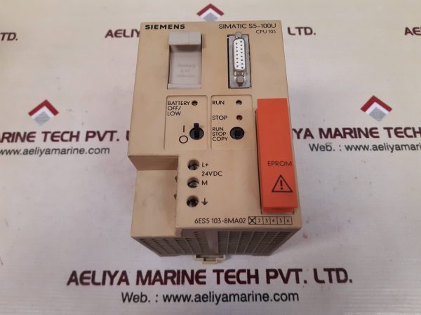 SIEMENS SIMATIC S5-100U PLC UNIT 6ES5 103-8MA02 - Image 2