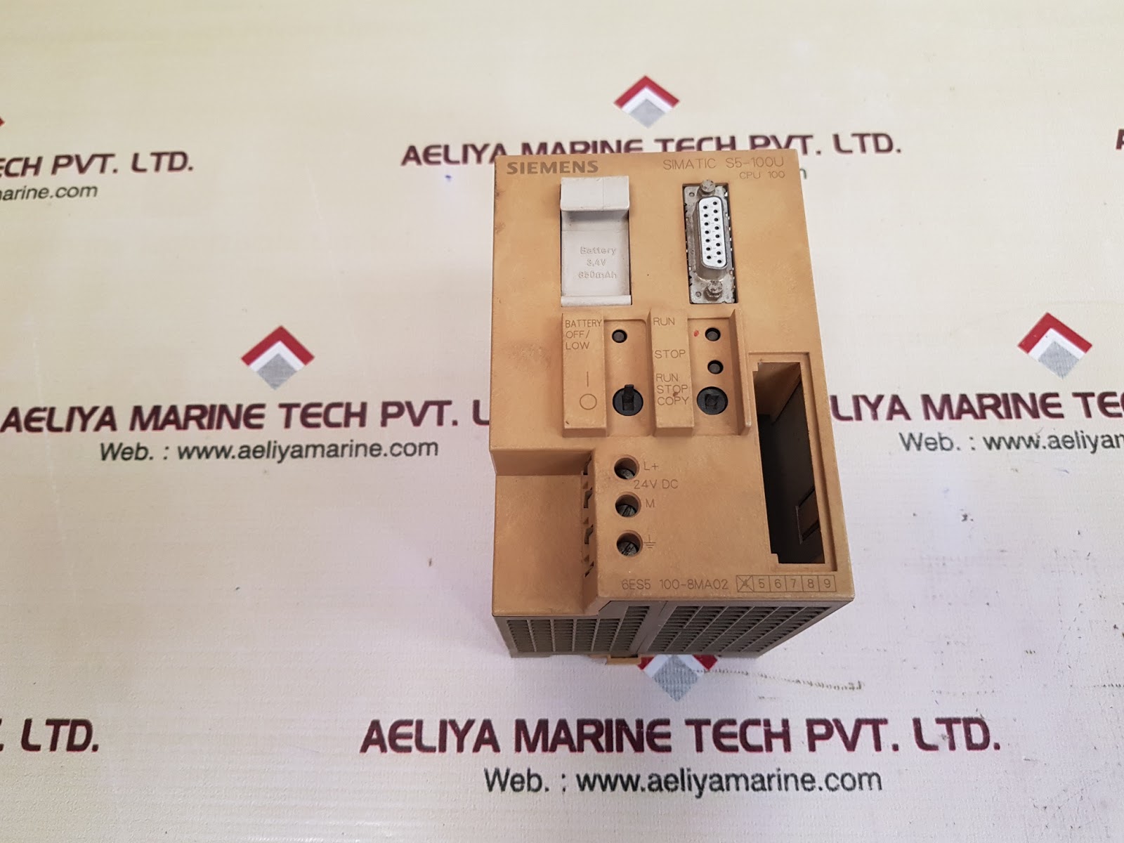 SIEMENS SIMATIC S5-100U CPU 100 PLC UNIT 6ES5 100-8MA02 - Image 2