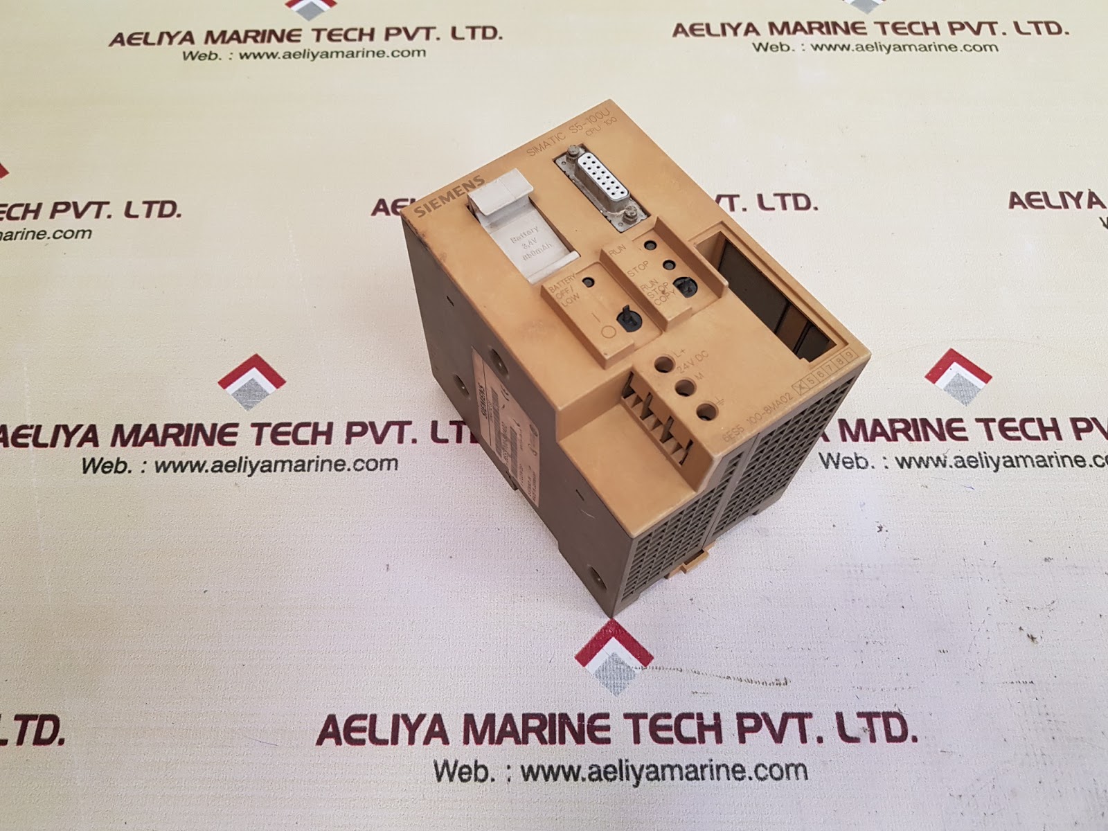 SIEMENS SIMATIC S5-100U CPU 100 PLC UNIT 6ES5 100-8MA02 - Image 3