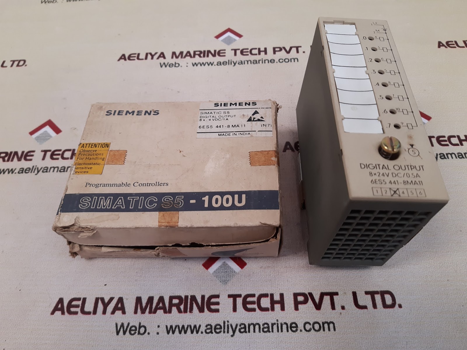 SIEMENS SIMATIC S5 -100U PROGRAMMABLE CONTROLLERS 6ES5 441-8MA11 - Image 2