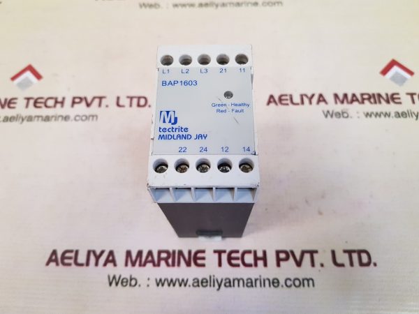 TECTRITE BAP 1603 SUPPLY MONITORING RELAY - Image 2