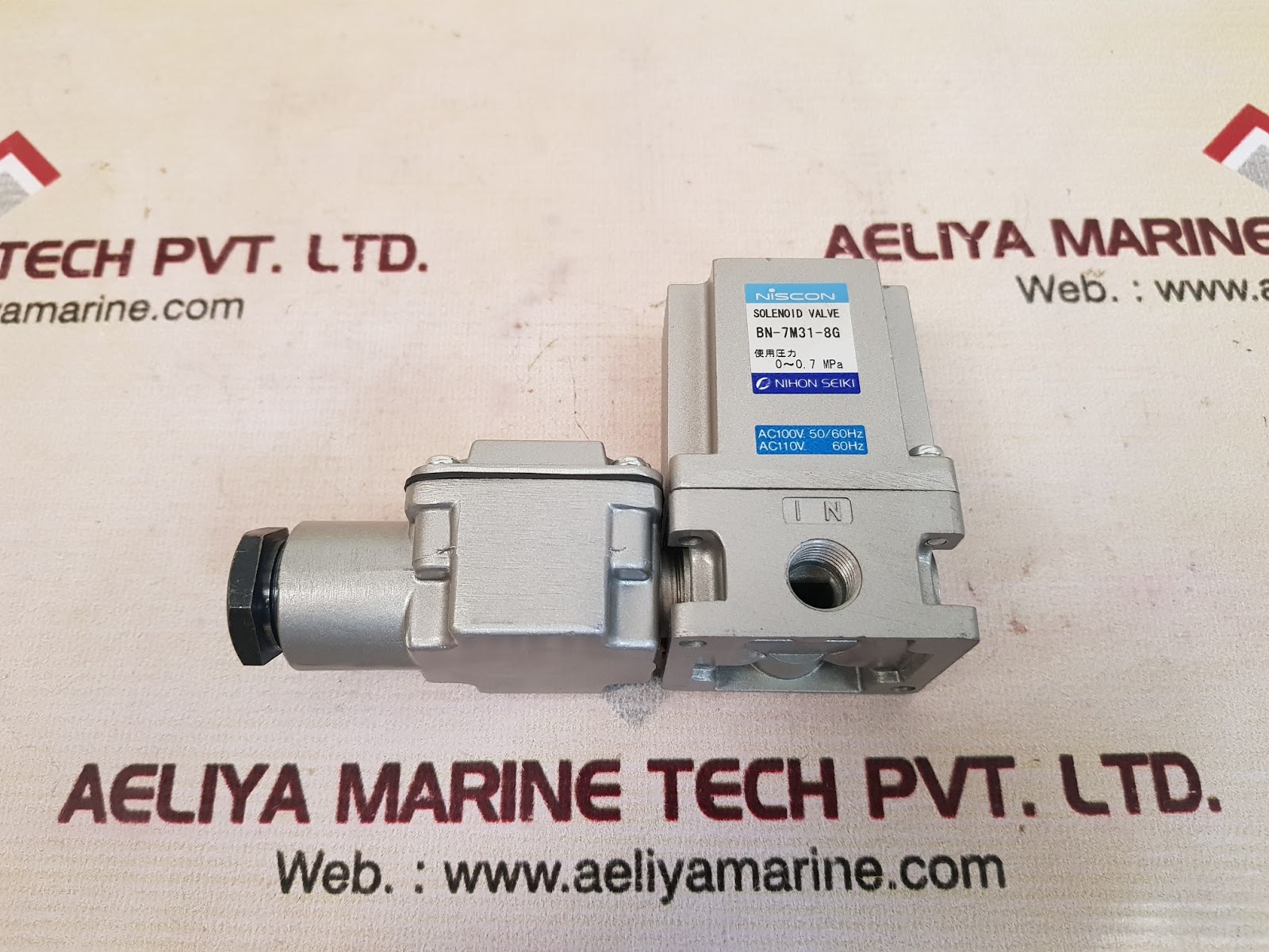 NISCON NIHON SEIKI BN-7M31-8G SOLENOID VALVE