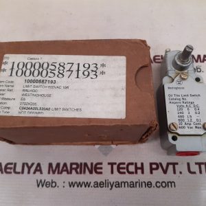 WESTINGHOUSE RRLB OIL TITE LIMIT SWITCH