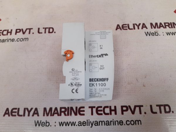 BECKHOFF ETHER EK 1100 COUPLER MODULE - Image 3