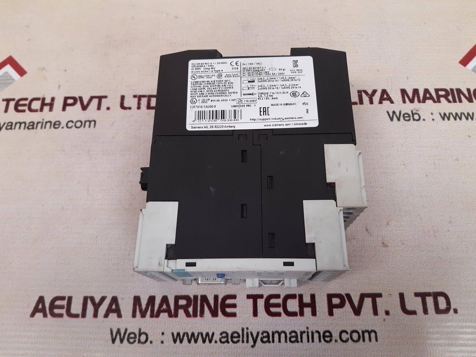 Siemens 3uf7010-1au00-0 relay motor control - Image 3