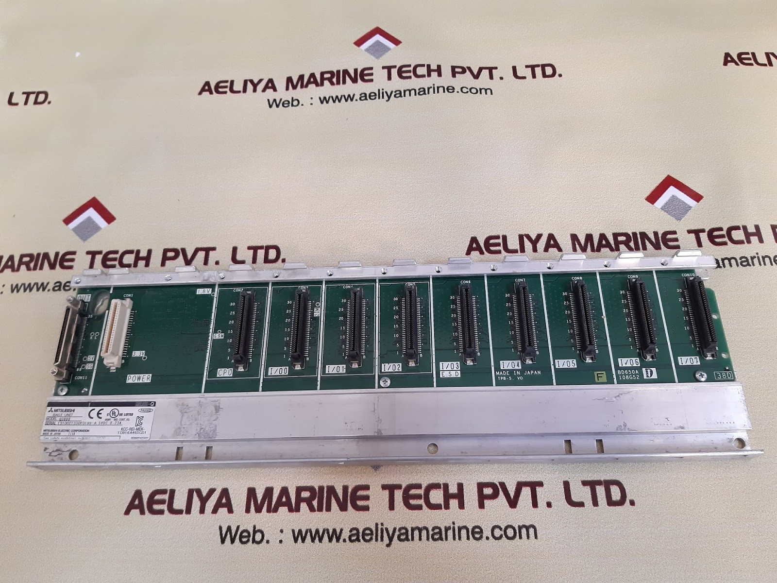 Mitsubishi q38db melsec-q base unit