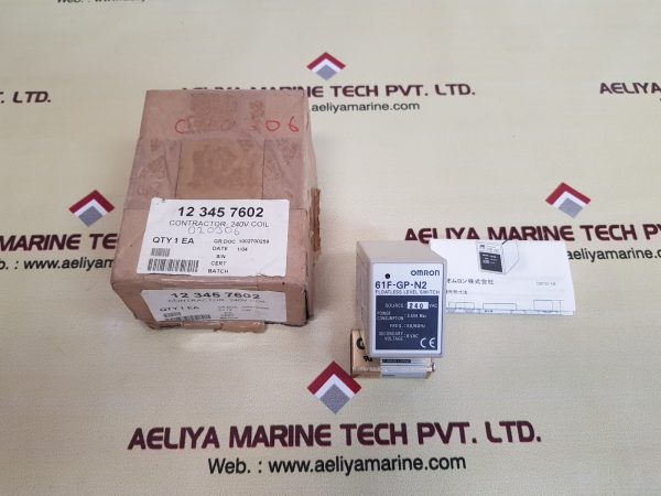 Omron 61F-gp-n2 Floatless Level Switch 240Vac 8A 250Vac